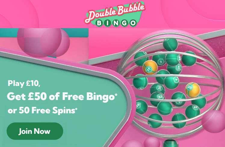 Double Bubble Bingo bonus code